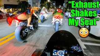 How To Pick Up Random Girls With A Motorcycle 😏 | S1000rr, R1, Panigale V4 SP2, CBR1000RRR SP, ZX6R