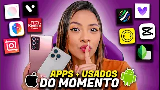 10 APLICATIVOS DE FOTO E VIDEO + USADOS DO MOMENTO! *revelei* Android e iOS