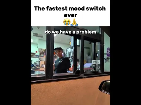 Her mood changed REAL quick 😭🙏