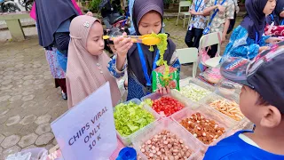 DAVINA JUALAN CHIPS VIRAL DI SEKOLAH ❗️ LARIS BANGET😍 #chips #jualan