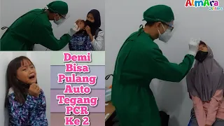 Auto Tegang PCR Ke 2 Demi Bisa Pulang Kerumah