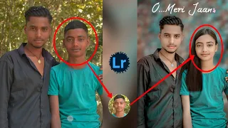 #Photo #Editing //लड़की के साथ फोटो केसे बनाए// Face white photo editing face smooth  Ravi Editor 5