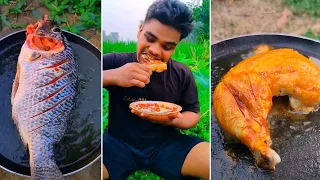 Best real food 😋🤣 ever | Grilled chicken, Masala Fish grilled | tiktok funny video