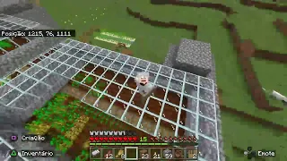 FIZEMOS OUTRA FARM DE TRIGO E NOSSO SHOPPING NO MINECRAFT