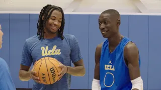 Khaby x Samsung Galaxy, let’s head to UCLA to shoot hoops with Sebastian Mack! #withgalaxy