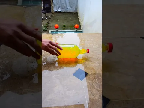 Yellow glass bottle!