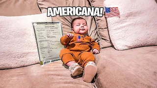 MINHA FILHA GANHOU CIDADANIA AMERICANA!!! 😭😭😭