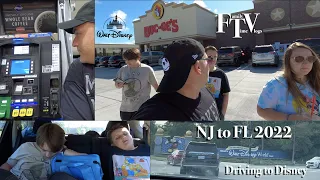 Driving From NJ to Walt Disney World NJ to FL Road Trip Vlog None Stop 18 Hour Annual Disney Drive
