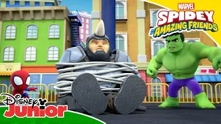 💪 Test Your Super Strength | Marvel's Spidey and His Amazing Friends | Disney Junior Africa