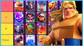 *NEW* RANKING EVERY CLASH ROYALE CARD (AFTER BALANCE UPDATE!)
