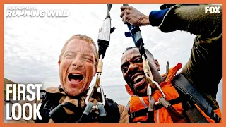 FIRST LOOK at Bear Grylls Is Running Wild (Ft. Colman Domingo, MGK & MORE!) | Reality Club