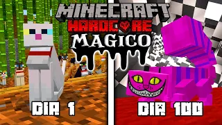 ⚪ SOBREVIVÍ 100 Días SIENDO UN GATO en Minecraft HARDCORE