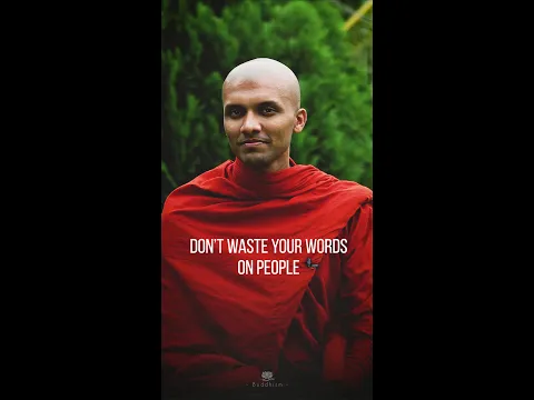 Be silent, Dont waste your words 😊🙏  | Buddhism In English #shorts