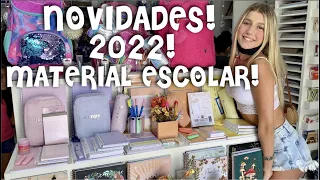 COMPRANDO MEU MATERIAL ESCOLAR 2022! NOVIDADES! MEU MATERIAL ESCOLAR COMPLETO 2022 ! VOLTA AS AULAS!