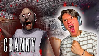 ¿SOBREVIVIRÉ? - ESCAPANDO DE LA CASA DE GRANNY  🏚️😰 *parte 2*