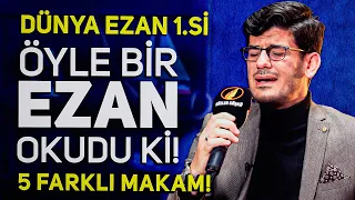 Farklı Makamlarda 5 Vakit Ezan! @Muhsin_Kara  - Sözler Köşkü