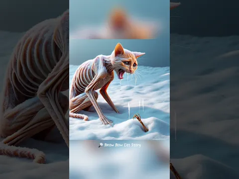 (Part 2) Can the imprisoned cat dad save the cold and hungry child out in the snowy streets? #cat