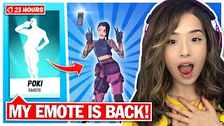 My Fortnite POKI EMOTE is back!
