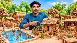 Hand make clay house🏠