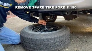 How To Remove / Get Your Spare Tire - FORD F150