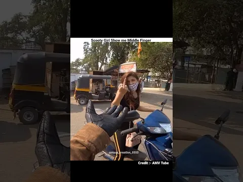 Ladki nay middle finger dikhaya #h2r #roadrage #bikelover #motovlog #trending #viral #vlog #shorts