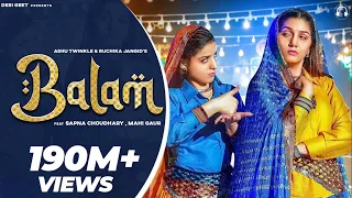 Balam (Official Video) | Sapna Choudhary | Mahi Gaur | Ruchika Jangid | New Haryanvi Song 2022