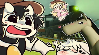 JUGANDO RIELES MUERTOS (ROBLOX)//DEAD RAILS//