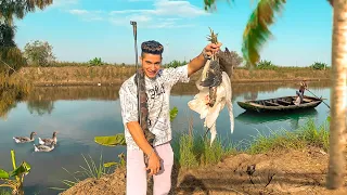 طلعنا رحله صيد خطيره  واصطادنا مخلوقات غريبه جدا لأول مره بالبندقيه