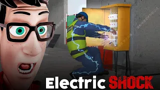 Electric Shock Death ⚡ By Wire #shorts #3danimation
