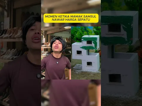 MOMEN KETIKA MAMAK SAMSUL NAWAR HARGA SEPATU GAK NGOTAK #asmr #fyp #shorts #shortsviral