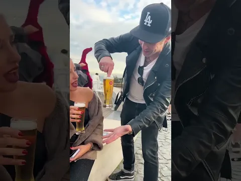 Light beer 🍺 Magic trick #shorts #magic #julienmagic