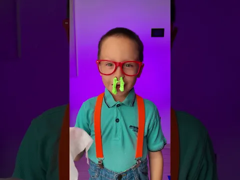 Nose Mess? Fixed! 🤧✨ Kids Learn Hygiene #kids #learning