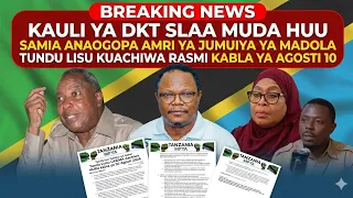 BREAKINGS KAULI DKT SLAA MUDA HUU SAMIA AMRI YA JUMUIYA YA MADOLA LISU KUACHIWA  KABLA YA AGOSTI 10