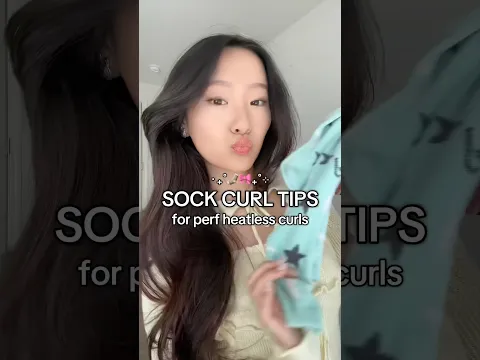 SOCK CURL TIPS THAT WILL GIVE YOU THE PERF HEATLESS CURLS! #sockcurls #hairtutorial #hairtips #hair
