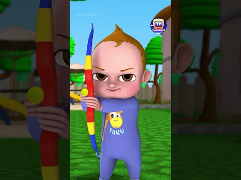 Archery fun #Challenge with #BabyTaku #funny #kidsfun #kidsvideo #babytoyshow #kidsshorts