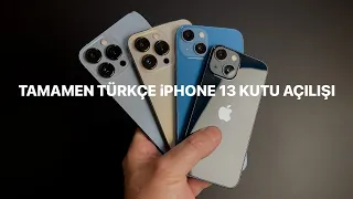Tamamen Türkçe iPhone 13, 13 Mini, 13 Pro ve 13 Pro Max Kutu Açılışı / Sinematik Ve Makro Moda Bakış