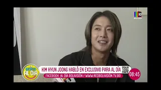 ¡Kim Hyun Joong en Exclusiva! Bailó salay para Al Día