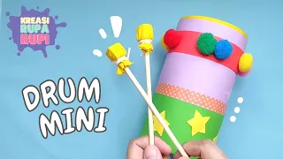 🥁 Membuat Mainan ALAT MUSIK DRUM Untuk Anak Menggunakan Barang Bekas