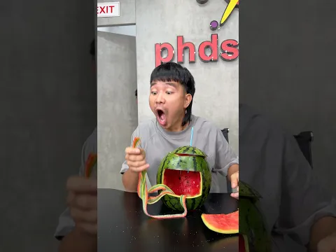Ảo Thuật Dưa Hấu Kẹo Cầu Vồng - Watermelon Magic Box! #shorts by PHD Shorts