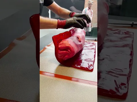 Easy Cherry Candy 🍒🍭 #candymaking #asmr