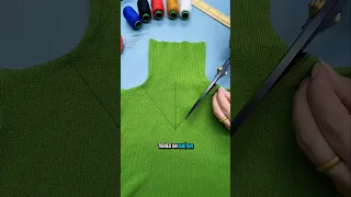 aprende a transformar un suéter de cuello alto #videoviral