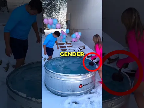 This Gender Reveal was SHOCKING ❤️‍🩹❄️