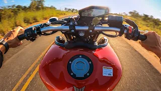 PUXANDO NA MT-09 A MAIS DE 150KM/H