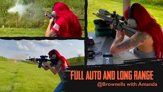 Amanda's First Time Shooting at 500yds | @brownells