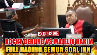 SERU BANGET...!!! DICECAR SOAL IKN ROCKY GERUNG MAKIN GANAS KRITIK IKN