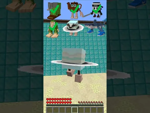 Sliding Floor vs Italian Brainrot #minecraft #shorts #brainrot