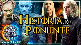 ⚔️ HISTORIA DE PONIENTE (Westeros) desde el origen hasta Juego de Tronos | Crónicas de Poniente