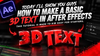 Create 3D Text Like THIS in After Effects 🔥