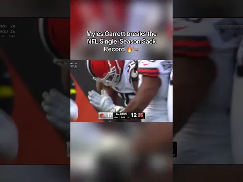 What a season for Myles Garrett. #nflshorts #nfl #browns #football #sports #highlights #clevland