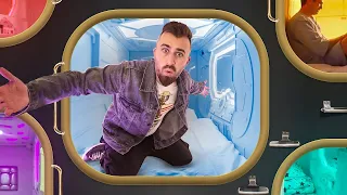 I Spent Overnight in Capsule Hotels